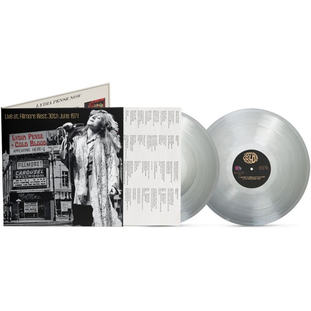 Lydia Pense & Cold Blood - Live At Fillmore West - June 30 1971 - Silver  LP
